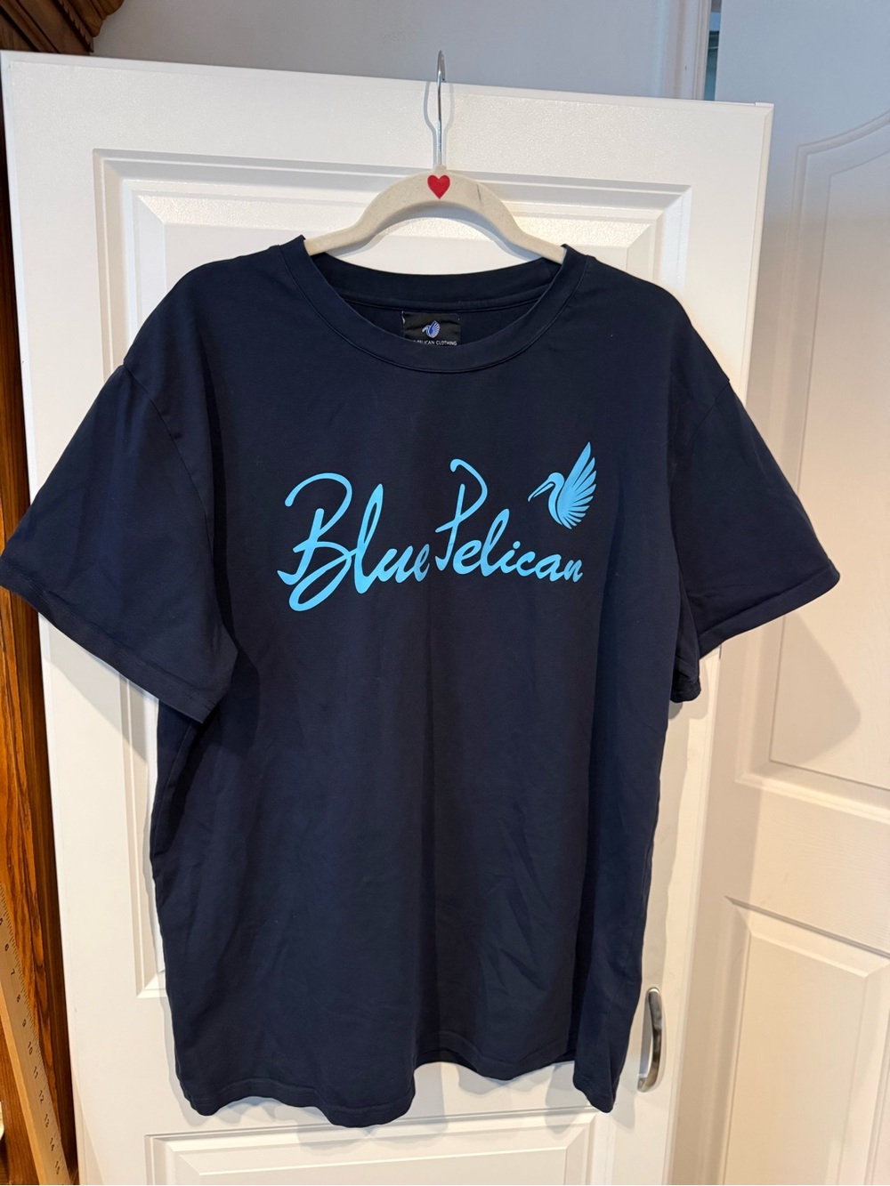 Blue Pelican Navy Short Sleeve Logo Tee